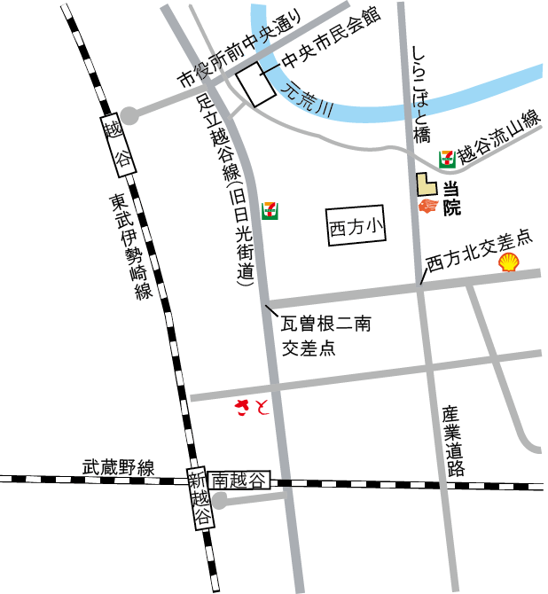岩佐歯科医院の地図